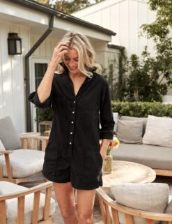 IRELAND Black, Italian Performance Linen 10 IRELAND Black, Italian Performance Linen -Frank Eileen Fashion Store 12 IRELAND BKL KRISTINE 2802 v1 sRGB