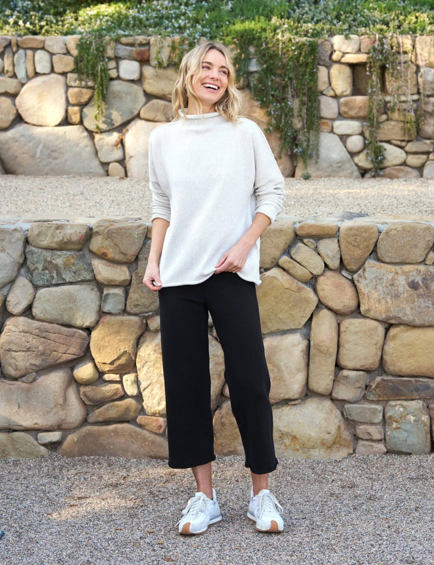 MONTEREY Heather Gray Melange, Pure Italian Cotton 4 MONTEREY Heather Gray Melange, Pure Italian Cotton - Image 4