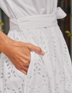 GRACE DRESS White, Eyelet Cotton 10 GRACE DRESS White, Eyelet Cotton -Frank Eileen Fashion Store 14 EYELETD WHTP SWEATER21 IVYK Simone 25FA September 050 sRGB