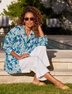 SHIRLEY Multi Blue And White Floral, Made With Liberty Fabric -Frank Eileen Fashion Store 18 SHIRLEY BWFL wexford wtl PalomaJonas 25SU July 1707 sRGB