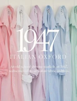 SHIRLEY Coral Stripe, 1947 Italian Oxford -Frank Eileen Fashion Store 1947OxfordPDP