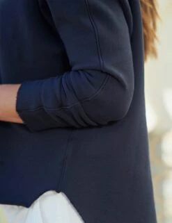 ANNA British Royal Navy, Triple Fleece -Frank Eileen Fashion Store 24 LAB516TF BRNV WICKLOW WHTT RAY 3735 v1 sRGB