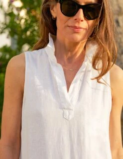 DAPHNE White, Washed Linen -Frank Eileen Fashion Store 26 DAPHNE WTLN Simone Norblom 24SU 3011 sRGB