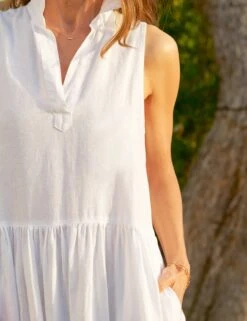 DAPHNE White, Washed Linen -Frank Eileen Fashion Store 26 DAPHNE WTLN Simone Norblom 24SU 3015 sRGB