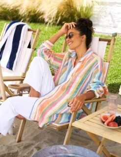 MACKENZIE Multi Color Stripe, Classic Linen