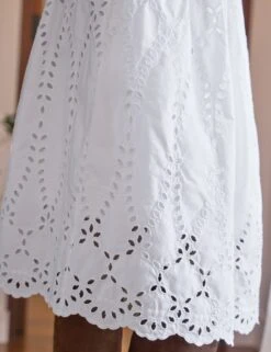 GRACE SKIRT White, Eyelet Cotton 8 GRACE SKIRT White, Eyelet Cotton -Frank Eileen Fashion Store 35 SWEATER01 SNDK EYELETS WHTP PALOMA 25FA SEPTEMBER 3092 sRGB