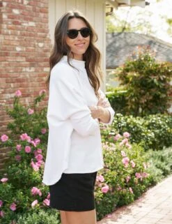 EFFIE White, Triple Fleece -Frank Eileen Fashion Store 37 LAB518TF WHT WATERFORD BKL Model Ray Roberts 23SU 5321 v3 sRGB