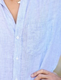 RORY Blue Stripe, Lived-in Linen 6 RORY Blue Stripe, Lived-in Linen -Frank Eileen Fashion Store 38 RORY BSLN Paloma Jonas 24SP 2619 sRGB