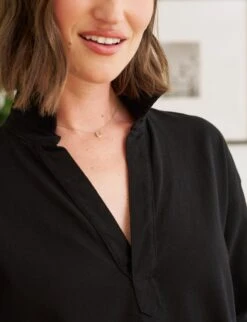 PATRICK Black, Heritage Jersey -Frank Eileen Fashion Store 77 DERRY 2001 LAB510HJ BLK Model MicheleOullet 23FA 24RE 0065 sRGB