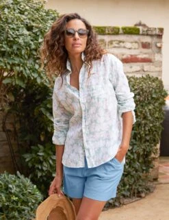 EILEEN Mint Floral, Classic Linen