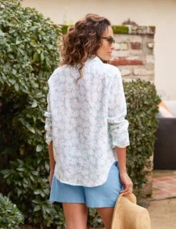 EILEEN Mint Floral, Classic Linen -Frank Eileen Fashion Store 86 WATERFORD HYDL EILEEN MFL Paloma Jonas 24SP 6518 sRGB