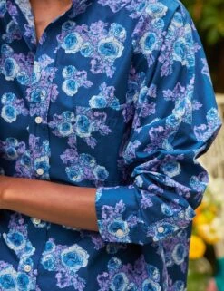 OONA Blue And Purple Floral, Made With Liberty Fabric -Frank Eileen Fashion Store 9 OONA FLBP LAB634TF WHT MILAN SU25 JUNE 2225 sRGB