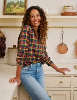 EILEEN Yellow And Red Plaid, Italian Classic Poplin 9 EILEEN Yellow And Red Plaid, Italian Classic Poplin -Frank Eileen Fashion Store 94 EILEEN YRNP GALWAY 1964 PALOMA SU25 AUGUST 4518 sRGB