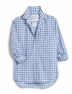 EILEEN Blue Check, Casual Cotton -Frank Eileen Fashion Store EILEEN BCCB