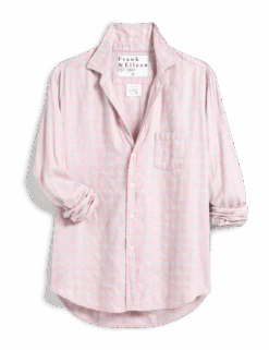 EILEEN Gray And Pink Check, Italian Cashmere Touch -Frank Eileen Fashion Store EILEEN GPKF