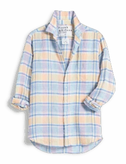 EILEEN Multi Color Plaid, Classic Linen -Frank Eileen Fashion Store EILEEN MCPL