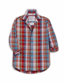 EILEEN Primary Color Plaid, Italian Classic Poplin -Frank Eileen Fashion Store EILEEN PMCP