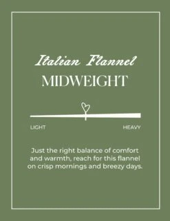 EILEEN Red And Yellow With Blue Plaid, Italian Flannel -Frank Eileen Fashion Store ItalianFlannelWeightGauge 02