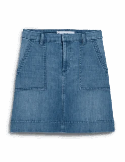 JAMESON SKIRT 1968 Wash, Italian Dream™ Light Denim 6 JAMESON SKIRT 1968 Wash, Italian Dream™ Light Denim -Frank Eileen Fashion Store JAMESONSK 1968 front 1