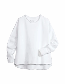 ANNA White, Triple Fleece 7 ANNA White, Triple Fleece -Frank Eileen Fashion Store LAB516NTF WHT 00