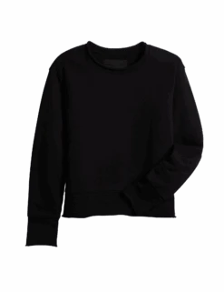 JAMES Black, Triple Fleece -Frank Eileen Fashion Store LAB526TF BLK FRONT