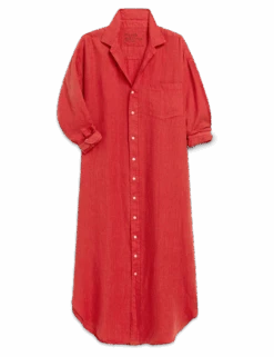 MEGAN Summer Red, Washed Linen 11 MEGAN Summer Red, Washed Linen -Frank Eileen Fashion Store MEGAN NRLN 25SP May 01