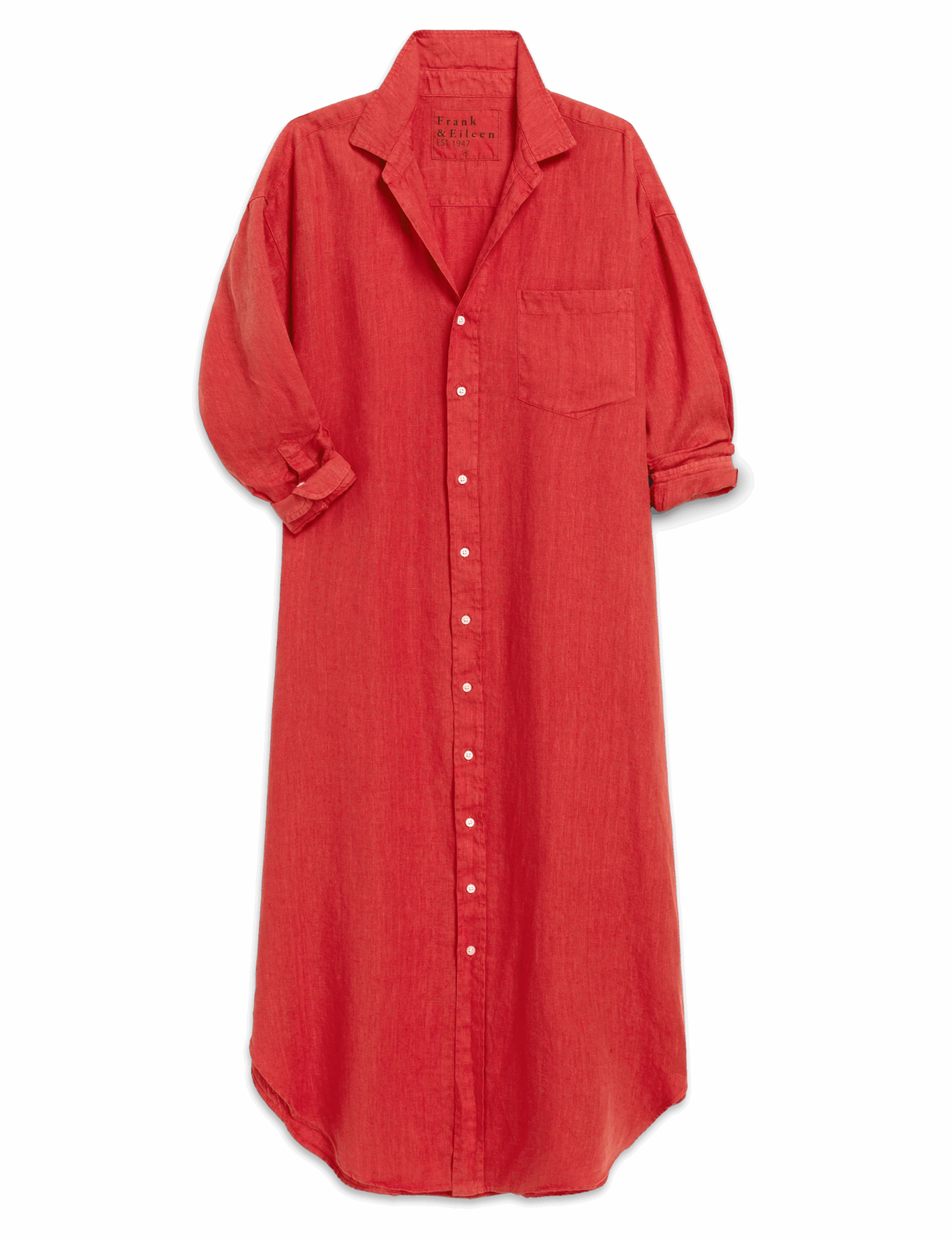MEGAN Summer Red, Washed Linen 6 MEGAN Summer Red, Washed Linen - Image 6