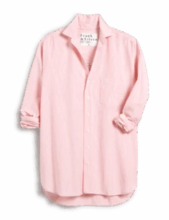 SHIRLEY Coral Stripe, 1947 Italian Oxford -Frank Eileen Fashion Store SHIRLEY HPSX