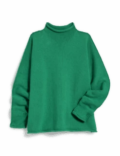 MONTEREY Kelly Green, Pure Italian Cotton -Frank Eileen Fashion Store SWEATER01 KGNK