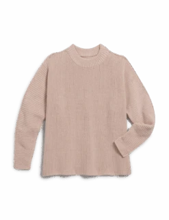 MONTECITO SWEATER Vintage Rose, Pure Italian Cotton -Frank Eileen Fashion Store SWEATER02 VRSK
